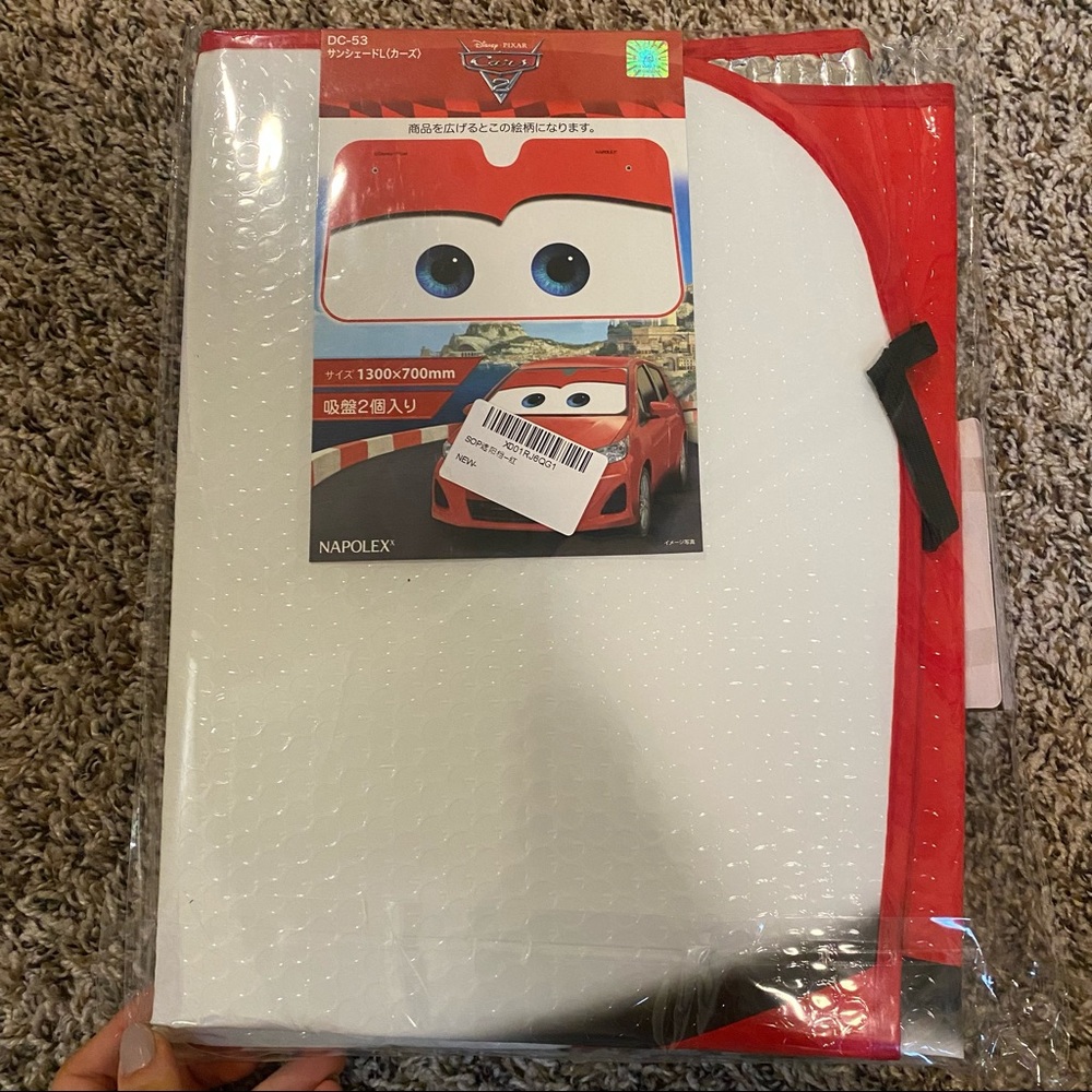 Lighting Mcqueen Car Windshield Cover